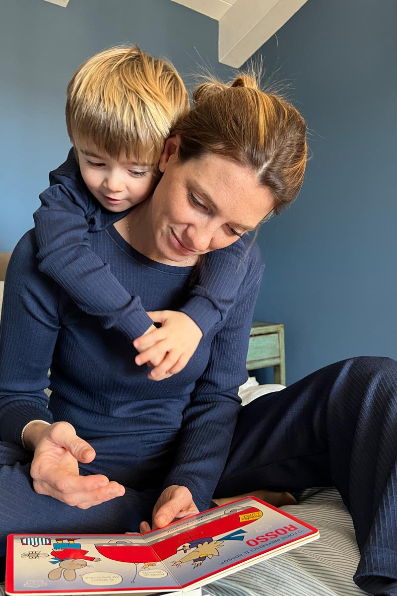Ilary Turtleneck Pyjamas - Wool Silk Pyjamas