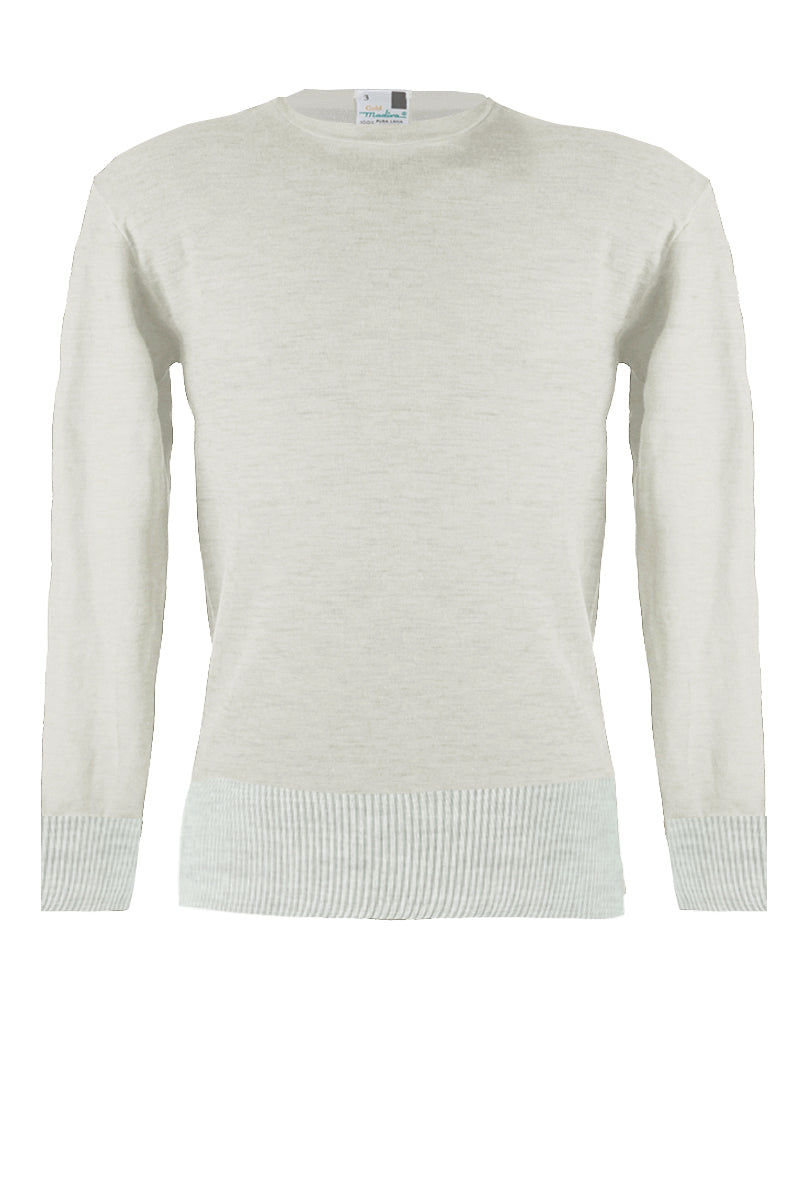 Maglia da uomo Giulio in lanavergine - Manica lunga e girocollo
