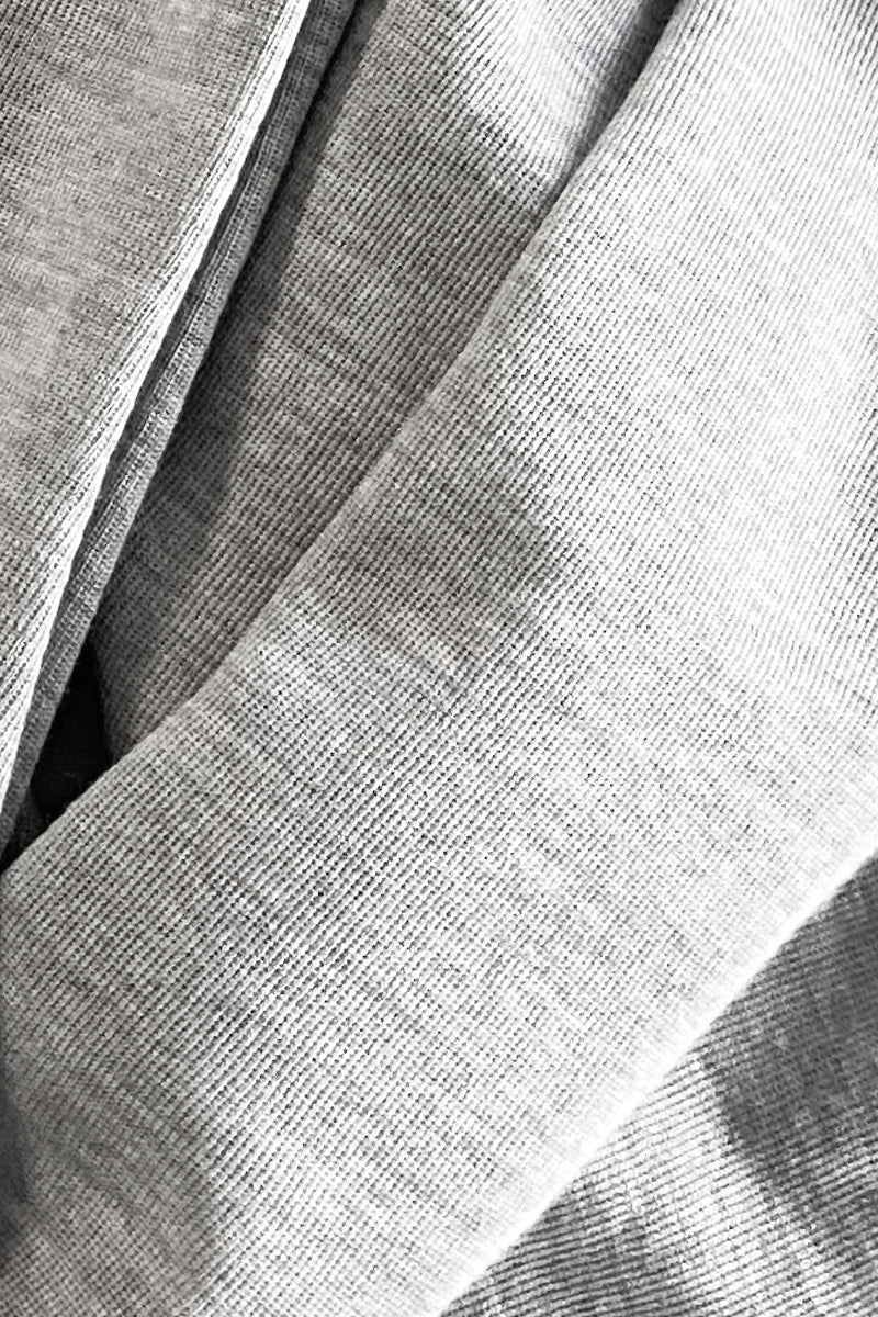 Body da donna Sara in lana seta - Spalla larga e bordo di raso