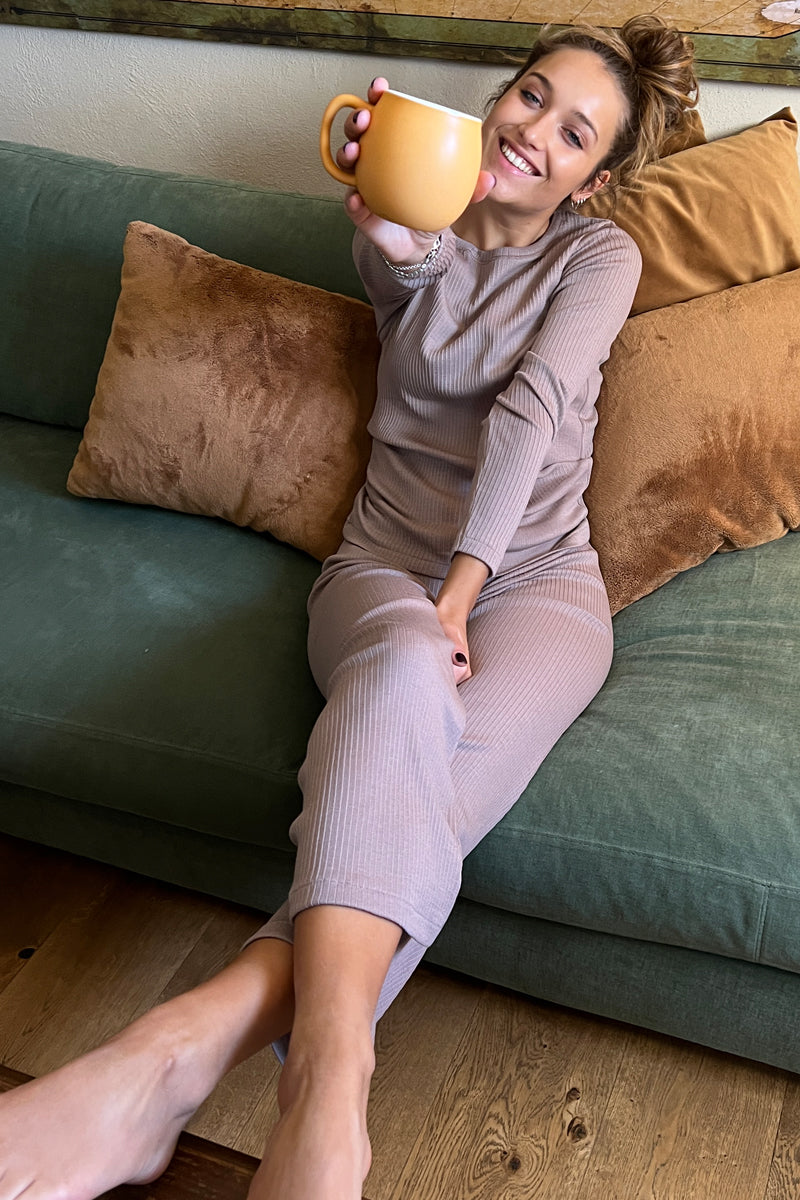 Ilary Turtleneck Pyjamas - Wool Silk Pyjamas