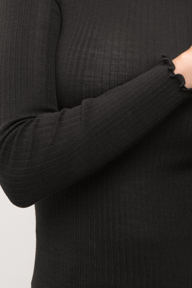 Maglia a manica lunga lupetto donna Ilary in lana seta - Morbidezza, calore e ottima vestibilità CLASSIC CLASSIC