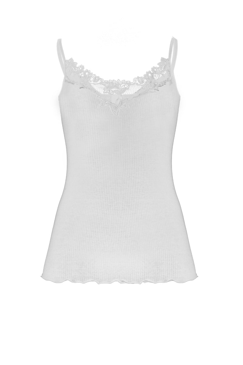 Lulù Sleeveless -100% Filoscozia® Cotton with macramé