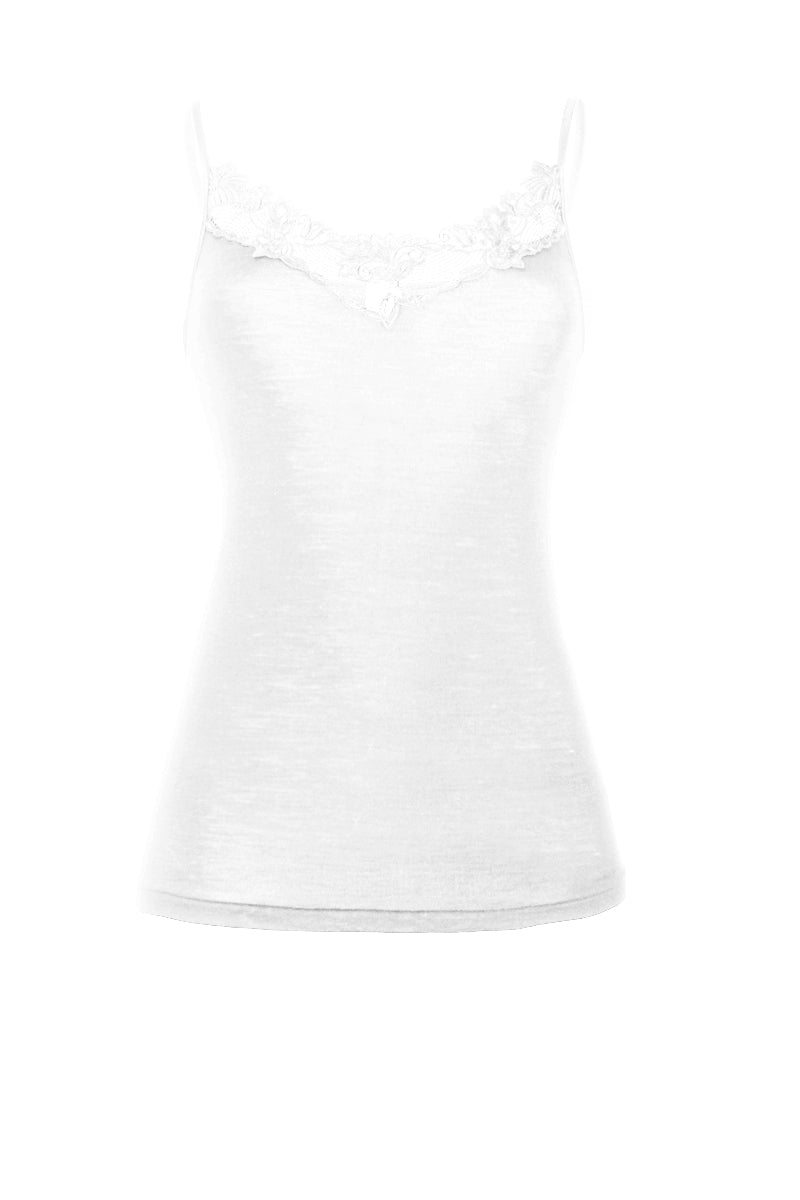 Lulù Sleeveless -100% Filoscozia® Cotton with macramé