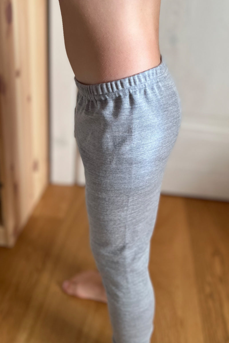 Leggings bambino Trottola in lana seta - Morbidi e versatili